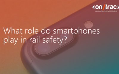 What role do smartphones play in rail safety?